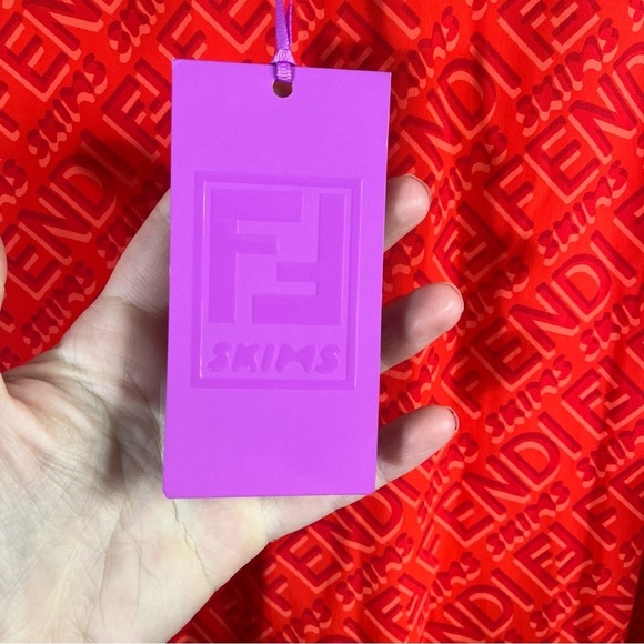 FENDI x SKIMS Sleeveless Mid Thigh Bodysuit Romper in Georgia - Picture 11 of 15